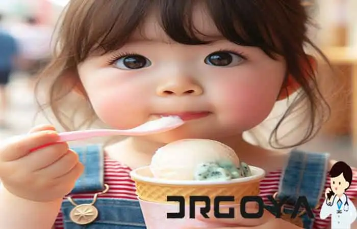 معرفی بستنی به نوزادان و کودکان